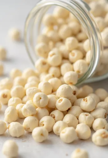 Valkopippureita ja jauhettua valkopippuria rustiikkisissa kulhoissa puisella keittiötasolla