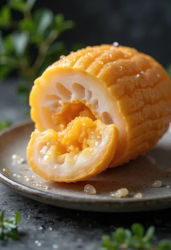 Erivärisiä mashua-mukuloita kasassa