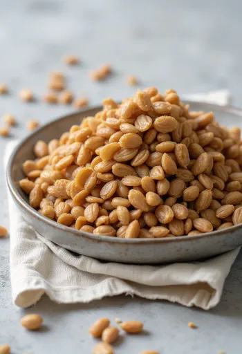 Paahdettua tattaria, kaunis ruskea väri