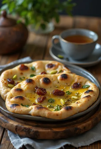 Taateli-pistaasinaan tarjoiltuna