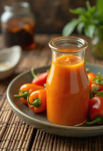 Habanero-kastike tarjoiltuna tacojen kera