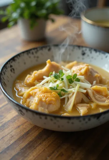 Kana-sujebi, korealainen nuudelikeitto kananlihalla ja purjosipulilla