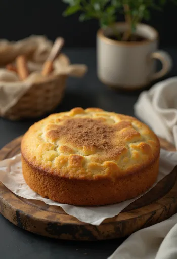 Kanelikakku tarjoiltuna