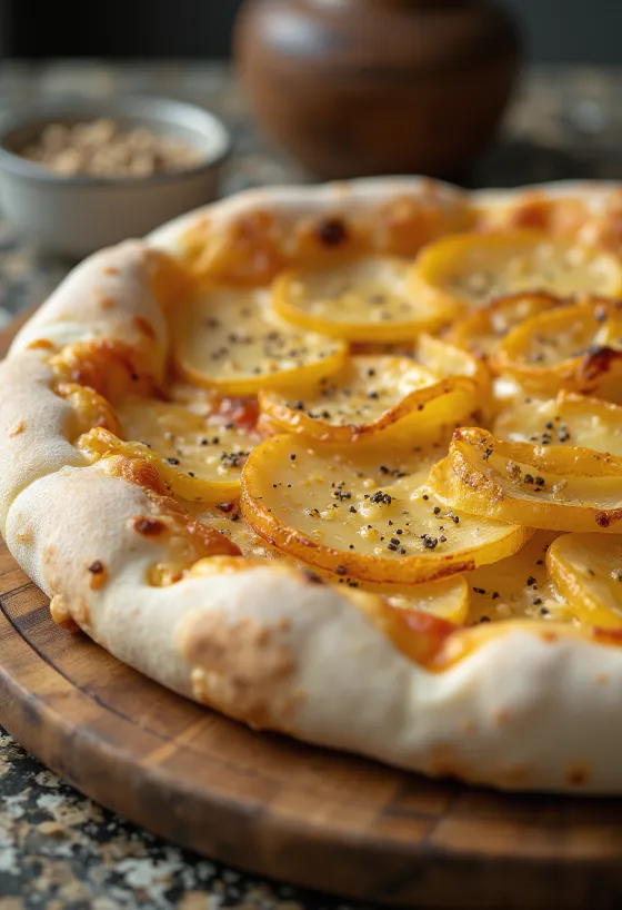 Pizza al Patate perunalla ja juustolla