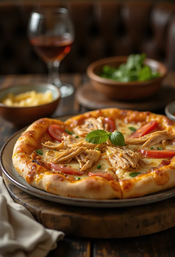 Pizza Nigérienne tarjoiltuna