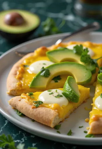 Pizza Peruana tarjoiltuna