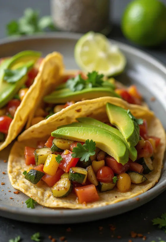 Tacos de vegetales