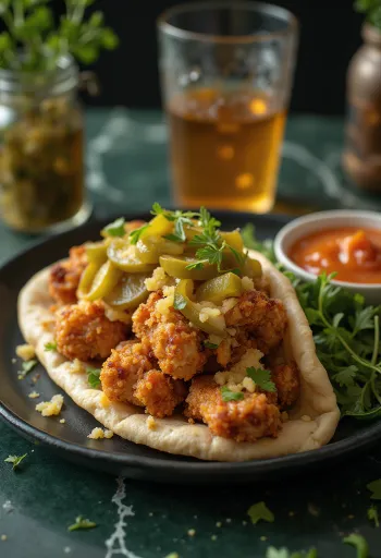 Chicken Shawarma tarjoiltuna pitaleivässä