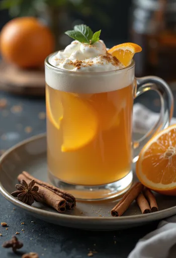 Juhlava punssimalja täynnä siideriä