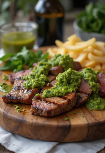 Churrasco steak tarjoiltuna