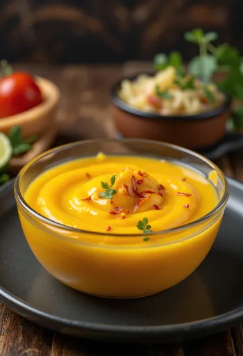 Mango-limettikastike tarjoiltuna grillatun kalan kera