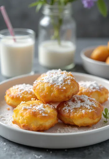 Taler bora maitojauheella tarjoiltuna, maitojauheella ripoteltuna