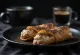 Espresso-cannoli tarjoiltuna