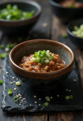 Ssamjang-kastike tarjoiltuna grillattujen ruokien kera