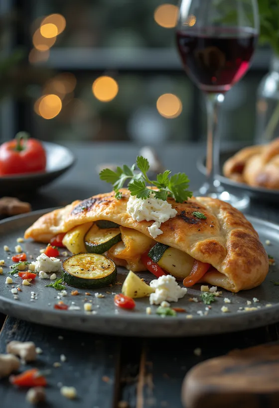 Vastapaistettu Provencelainen maustecalzone