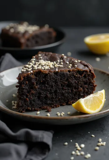 Keto-unikonsiemenkakku tarjoiltuna