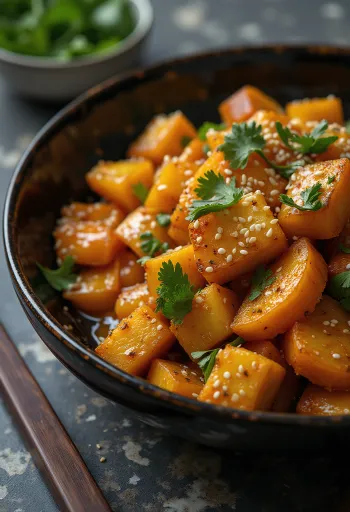 Kurpitsawokki currytofulla