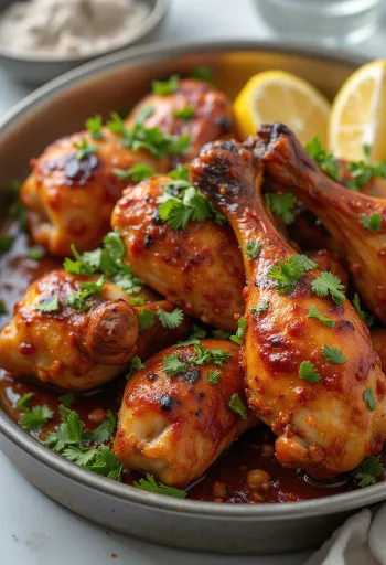 Tandoorikana tarjoiltuna naan-leivän ja salaatin kera