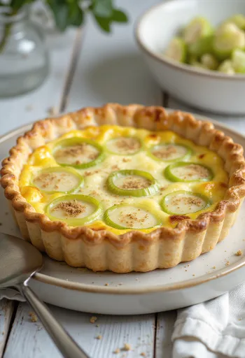 Quiche au Poireau tarjoiltuna
