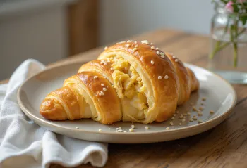 Curry-kanacroissant leivinpaperilla
