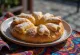 Vastapaistettu meksikolainen Pan de muerto -makea leipä