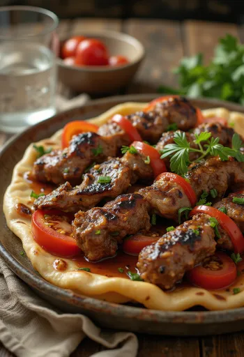 Tandır Kebab hitaasti kypsennetyllä karitsanlihalla ja maustevoilla