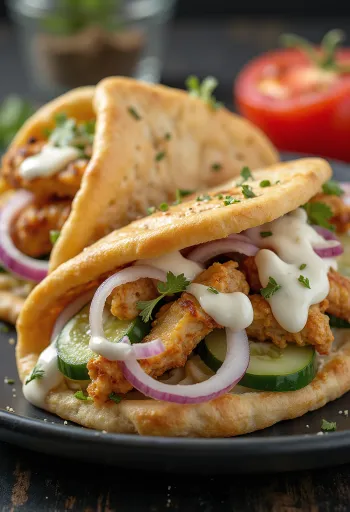 Kanagyros tarjoiltuna