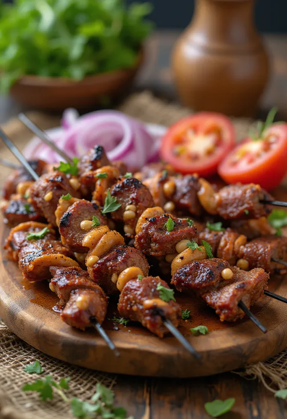 Suya tarjoiltuna