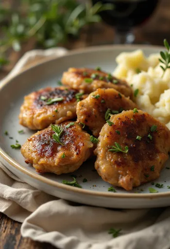 Paistettu kananmaksa rapeaksi paistettuna, tuoreen leivän ja punasipulin kera tarjoiltuna