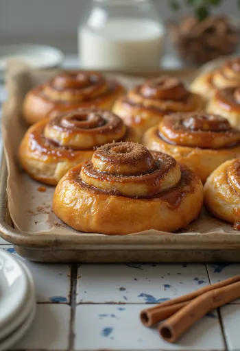 Kanelbulle kinuskitäytteellä, tuoreita ja herkullisia korvapuusteja