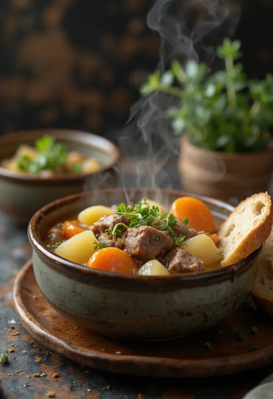Irish Stew, perinteinen irlantilainen lammaspata vihanneksilla