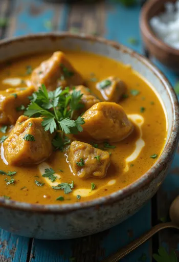 Naudanlihacurry kookosmaidolla ja mausteilla