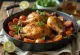 Frango assado chorizon kera, tuoreella korianterilla ja limen mehulla tarjoiltuna