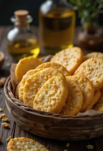 Knäckebröd oliiviöljyllä, rapea ja herkullinen