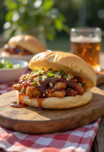 Teriyaki Chicken Bao teriyaki-kastikkeella ja seesaminsiemenillä