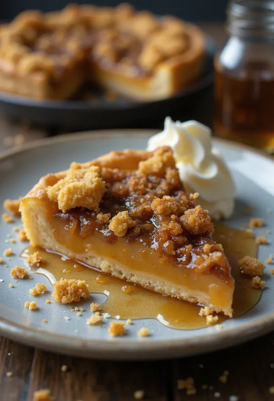 Gluteeniton Treacle tart, siirappisella täytteellä