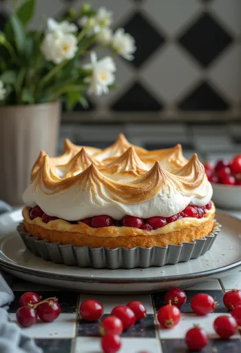 Herukkamarenkikakku tarjoiltuna