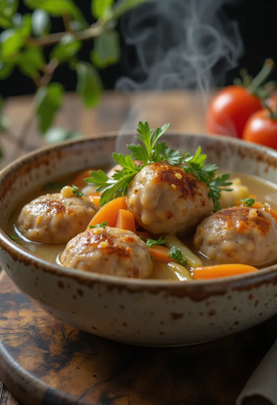 Albóndigas tarjoiltuna