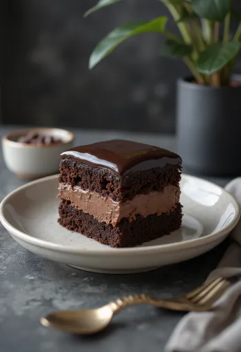 Rigó Jancsi -kakku tarjoiltuna