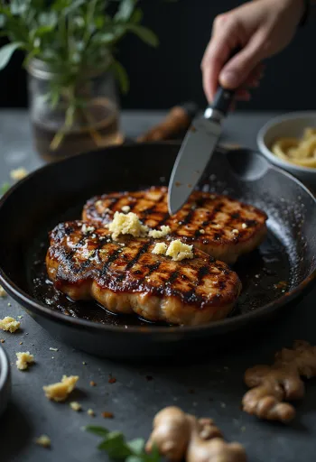 BBQ-grillattu soijapihvi tarjoiltuna