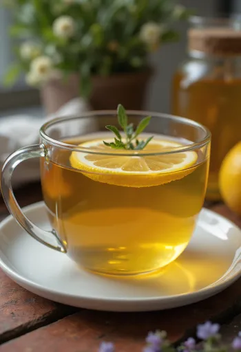 Lehmuksenkukkatee vastatarjoiltuna