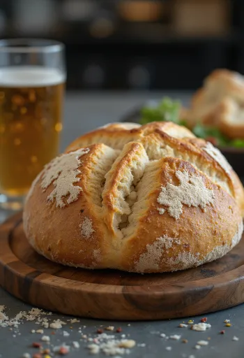 Vastapaistettu kotitekoinen soodaleipä