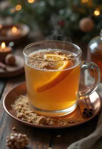 Muskottipähkinäsiideri mukissa