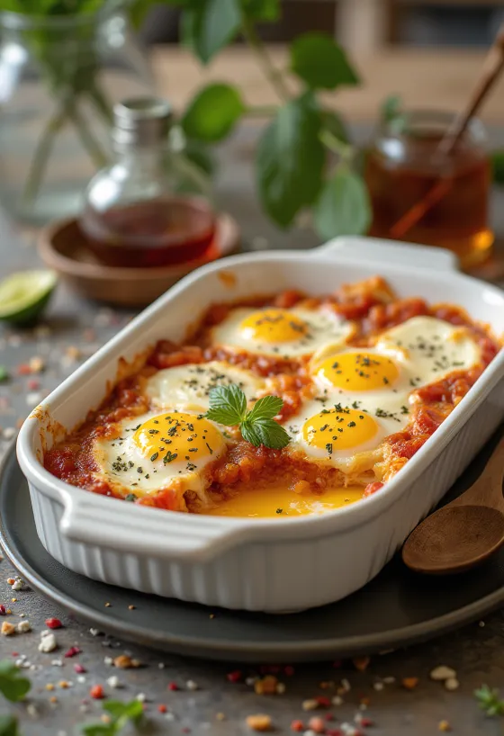 Mehukas munakoisopaistos kerrostettuna jauhelihalla ja juustolla, kullanruskeaksi paistettuna.