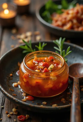 Makea chilikastike tarjoiltuna