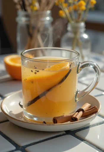 Vaniljasiideri mukissa