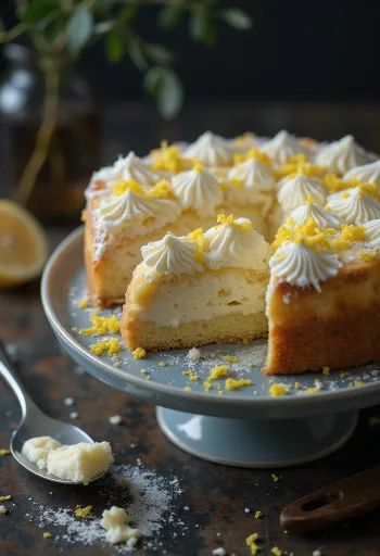 Klassinen rahkakakku tomusokerilla