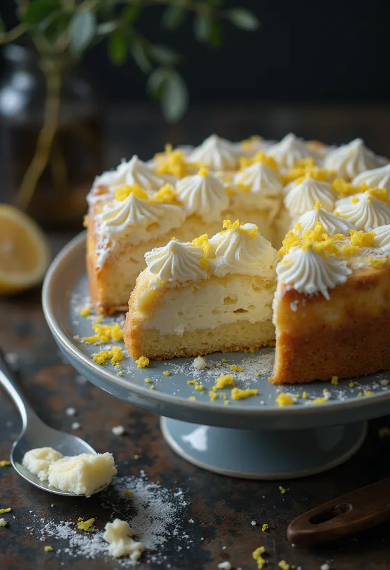 Klassinen rahkakakku tomusokerilla