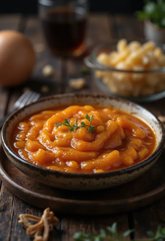 Mitmita tulinen kastike tarjoiltuna injera-leivän kanssa