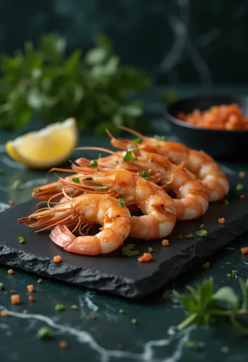 Savustetut BBQ-katkaravut tuoreilla mausteilla